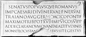 Modelo de Escritura Capital Romana.