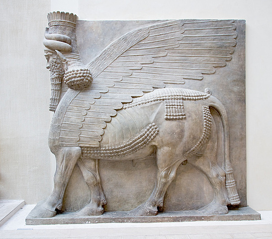 Guardian Figure (Doorway of the Winged Androcephalic Bull).