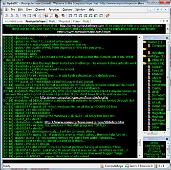 Internet Relay Chat (IRC)