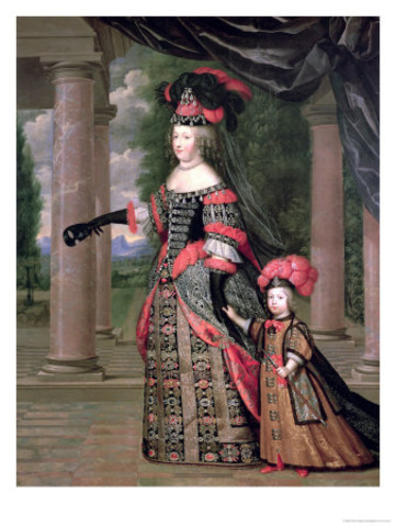 Louis wife Maria Theresa dies