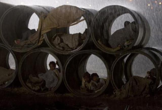 Tsotsi leaves his home to live with orphan boys.