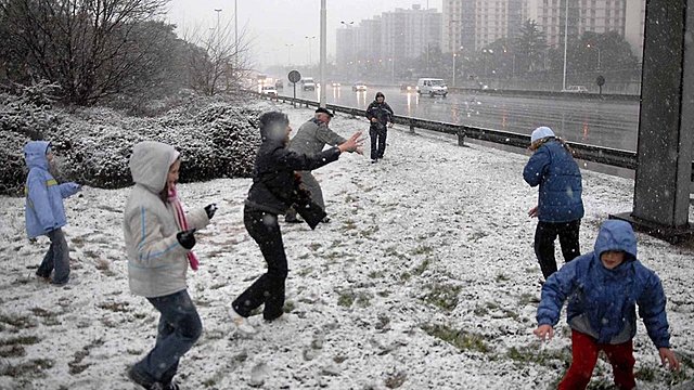 Nevó en Buenos Aires