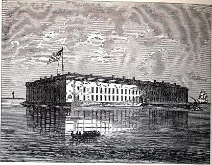 Robert Anderson Reports Fort Sumter
