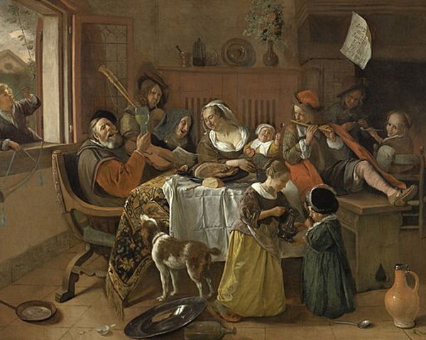 Het vrolijke huisgezin