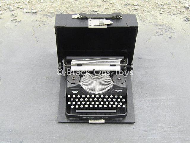 Off to College - suitcase typewriter