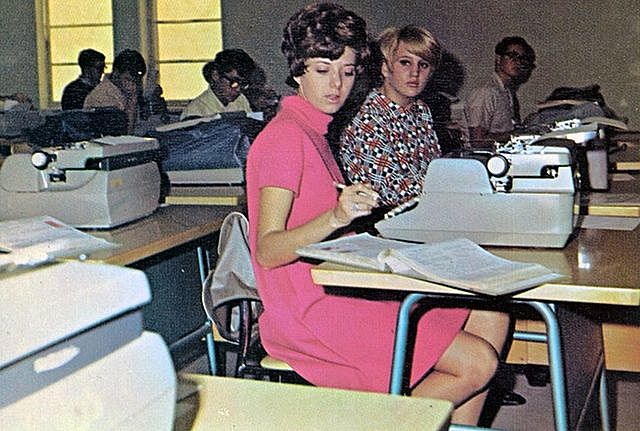 English papers in the Library Typewriter Lab