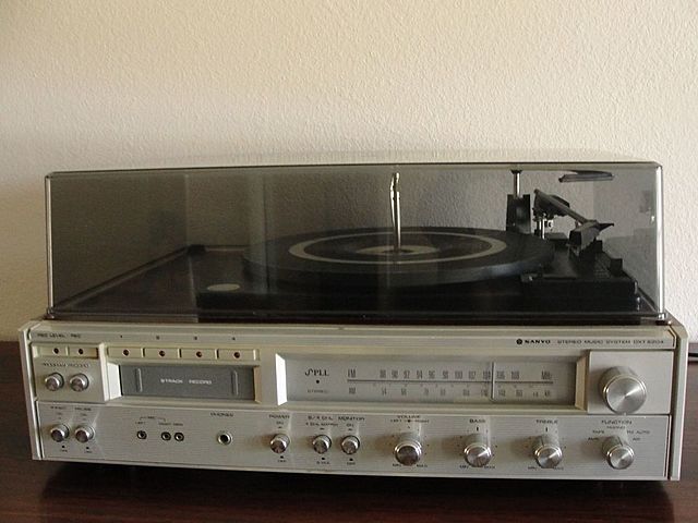 Record player and 8-Track