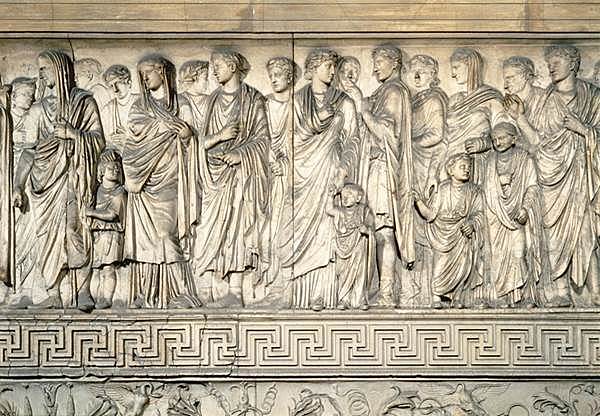Imperial Procession on the Ara Pacis