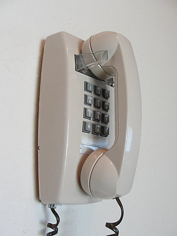 Wall Phone With Push Buttons