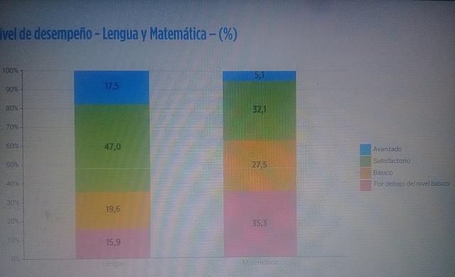 Desempeños en Lengua y Matemática.