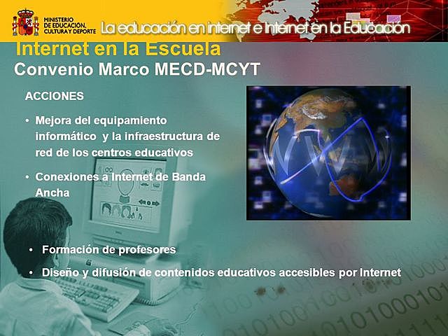 Convenio Marco Internet en la Escuela