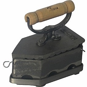 Ferro de passar a brasa carvão