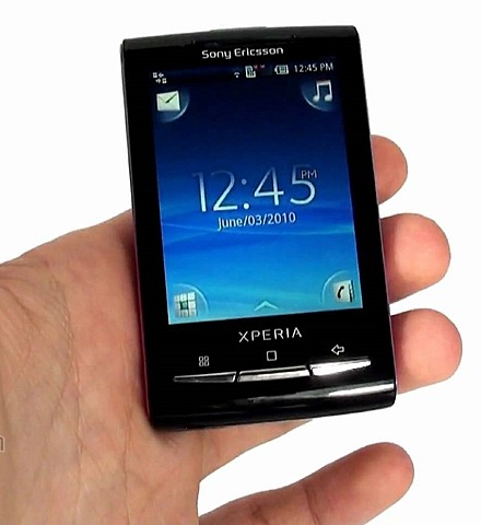 Meu primeiro celular Sony Ericsson Xperia X10 mini