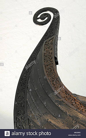 Gripping Beasts, Detail of Oseberg Ship