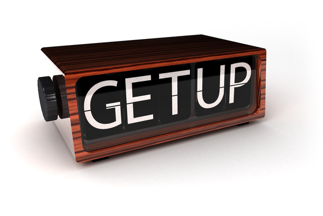 1. 6:30 a.m. - Bf's alarm clock starts going off