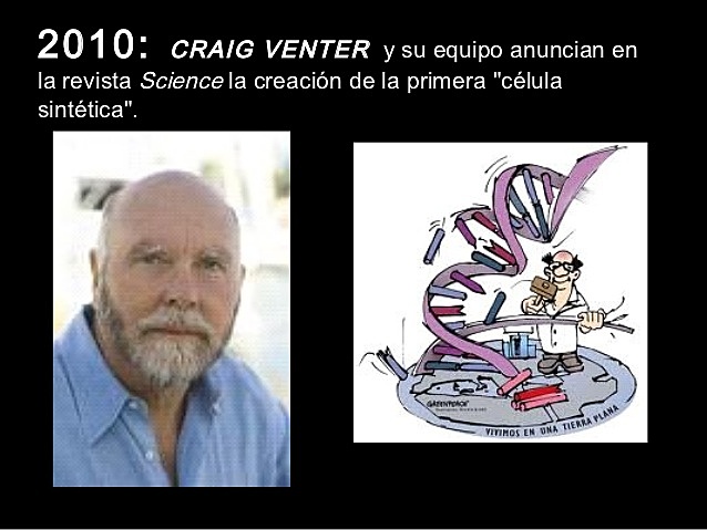 Creación de la primera célula sintética,