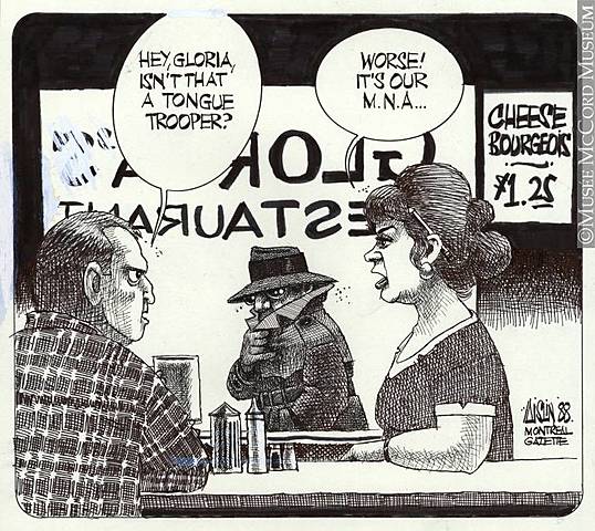 Bill 101 is passed into law in Quebec