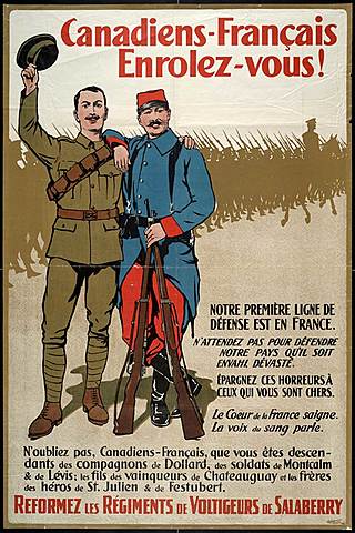 Conscription crisis during World War One