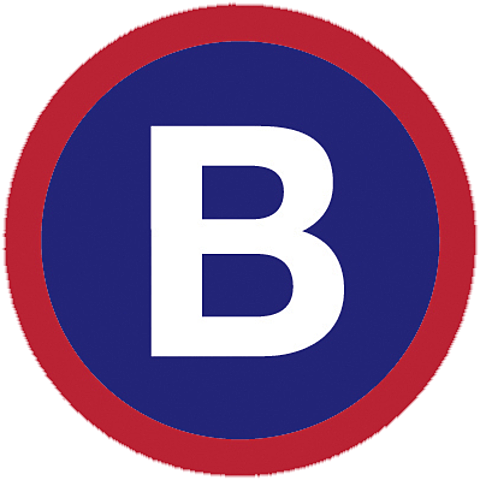 B