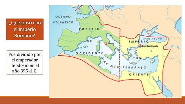 O Império é dividido ao meio