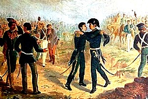 Encuentro con Gral. San Martín
