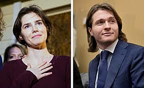 Amanda Knox y Raffaele Sollecito