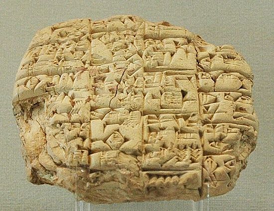 Clay tablets in Mesopotamia