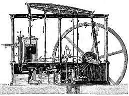 Primer motor a vapor