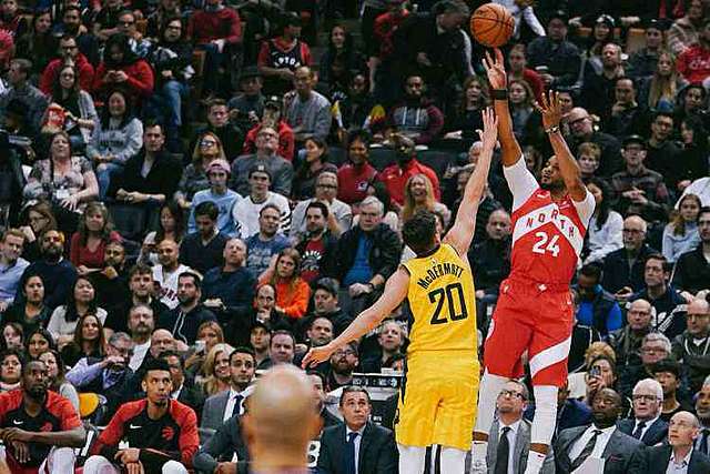 Mesmo sem Kawhi Leonard, Raptors derrota Pacers e atinge 30 vitórias na NBA