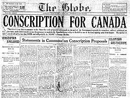 Conscription During WWI