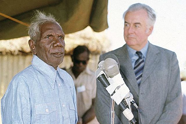 Whitlam meets Vincent Lingiari