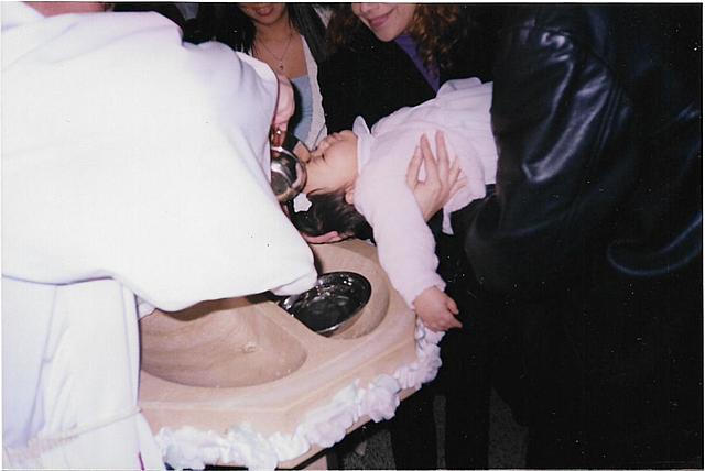 mi bautismo y primer añito