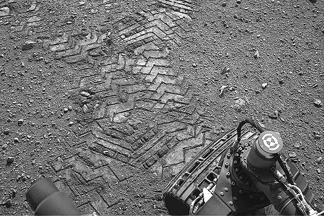 El "Curiosity" en Marte