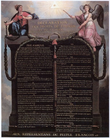 Declaration of the Rights of Man and the Citizen