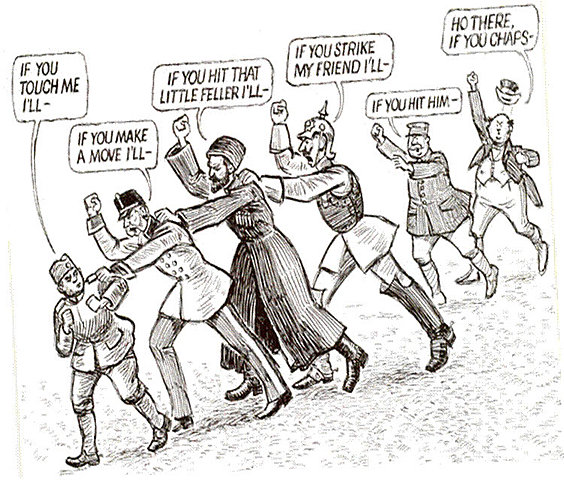 Declarations of War ( 28 July 1914 - 4 August 1914)