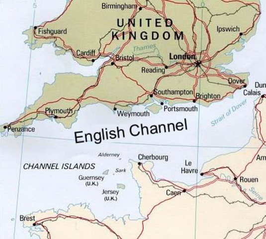 German forces reach the british channel