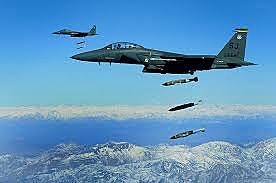 Os EUA enviam bombardeios ao Golfo Pérsico