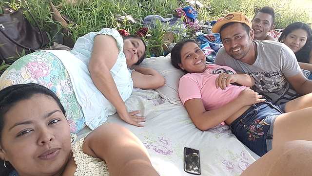 Day of farm with the family.