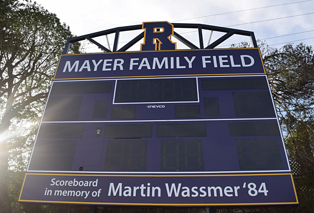 New Scoreboard installed