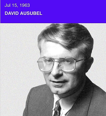 David Ausubel 1963
