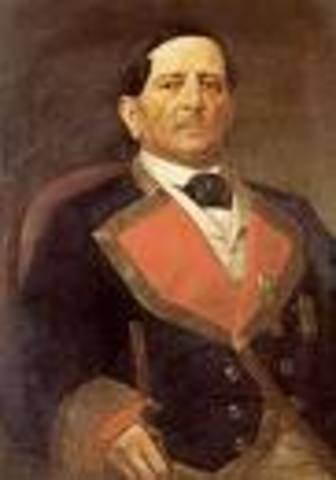 Mexico's dictator Santa Anna abrogates the liberal constitution