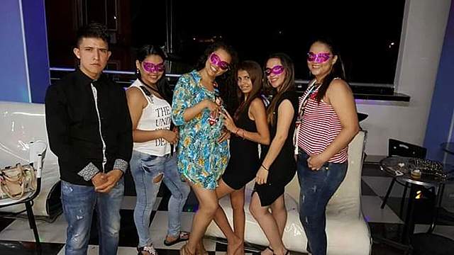 party with the friends.