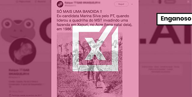 Marina Silva teria invadido fazenda no Acre