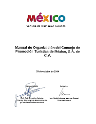 Estatuto Orgánico del Consejo de Promoción Turística de México SA de CV