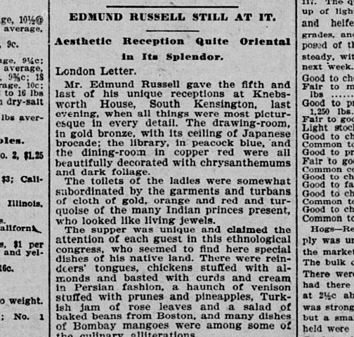 In London, Headed to India with Romesh Chunder Dutt