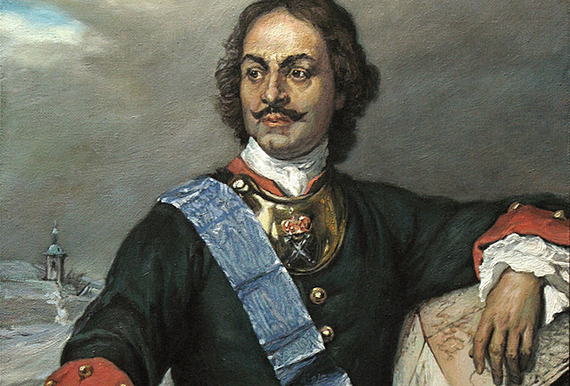 Pietro il Grande zar di Russia