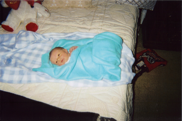 I had my son, Hunter!