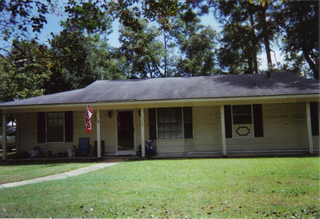 My husband and I bought our first house.