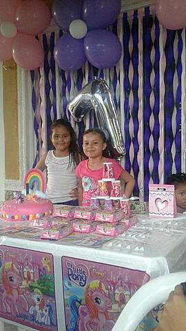 The seventh birthday of my daughter