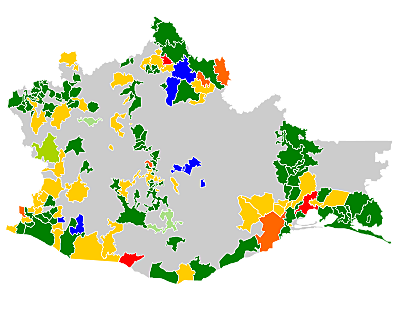 Se dan las elecciones estatales de Oaxaca